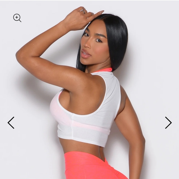 Bombshell butterfly ribbed tank - Picture 4 of 4